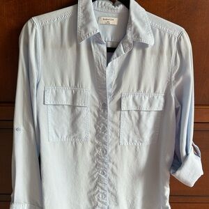 Aritzia Babaton Women’s Light Blue Utility Shirt